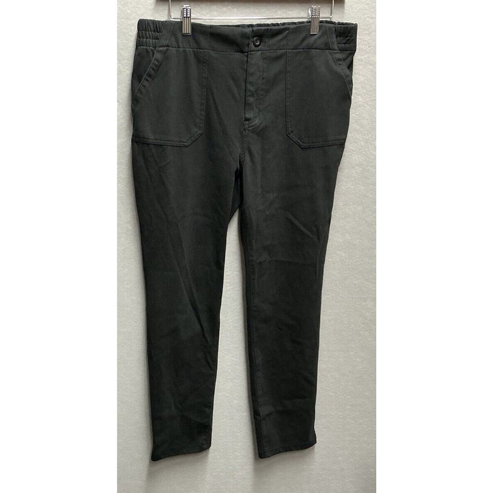 32 Degrees Heat Woman's Black Mid Rise Pants Zip Up Size Medium